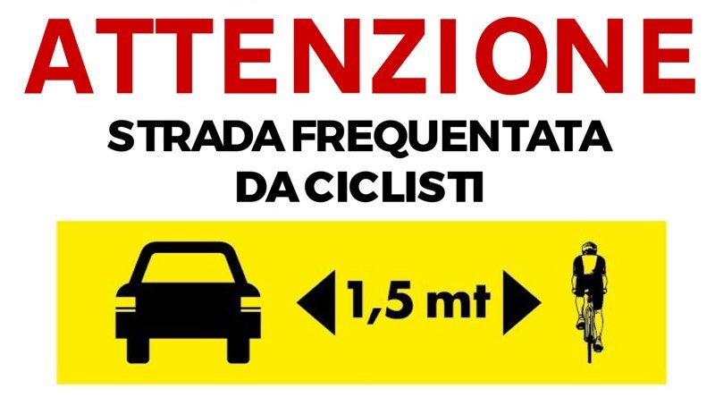 La Provincia di Frosinone sposa il progetto dell’associazione ‘IO RISPETTO IL CICLISTA’ e lancia la campagna di sensibilizzazione sul territorio